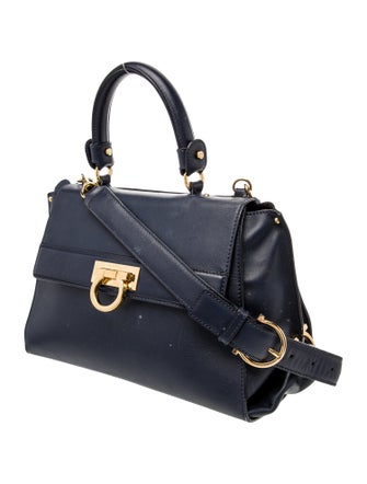 Salvatore Ferragamo Gancio Top Handle Bag