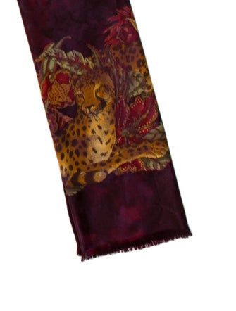 Salvatore Ferragamo Silk Paisley Print Scarf