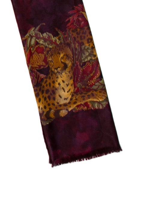 Salvatore Ferragamo Silk Paisley Print Scarf