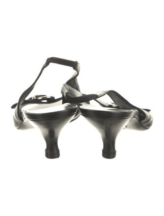 Salvatore Ferragamo Leather Slingback Sandals