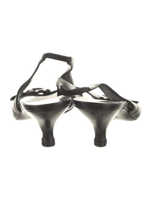 Salvatore Ferragamo Leather Slingback Sandals