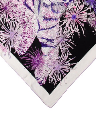 Salvatore Ferragamo Silk Printed Scarf