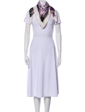 Salvatore Ferragamo Silk Printed Scarf