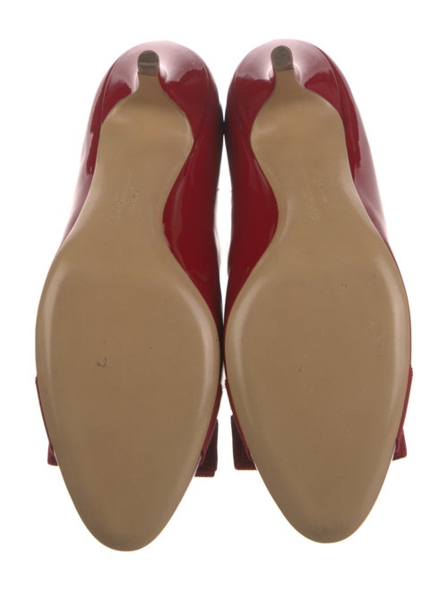 Salvatore Ferragamo Vara Bow Accent Patent Leather Pumps