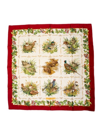 Salvatore Ferragamo Silk Floral Print Scarf