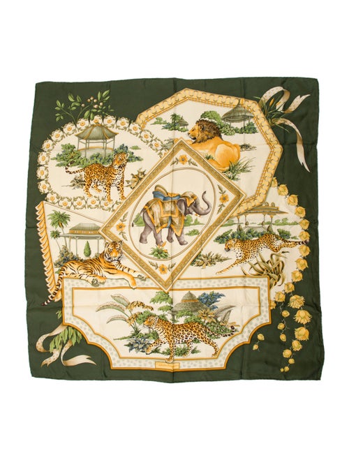 Salvatore Ferragamo Silk Floral Print Scarf