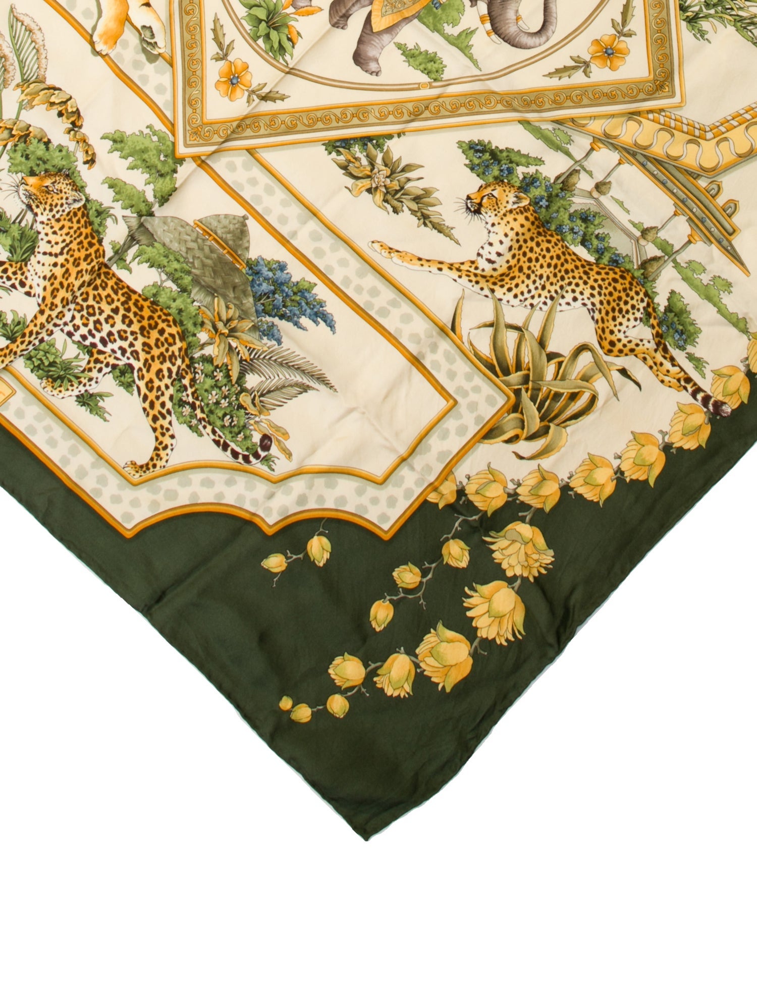 Salvatore Ferragamo Silk Floral Print Scarf