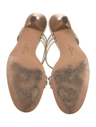 Salvatore Ferragamo Leather Slides