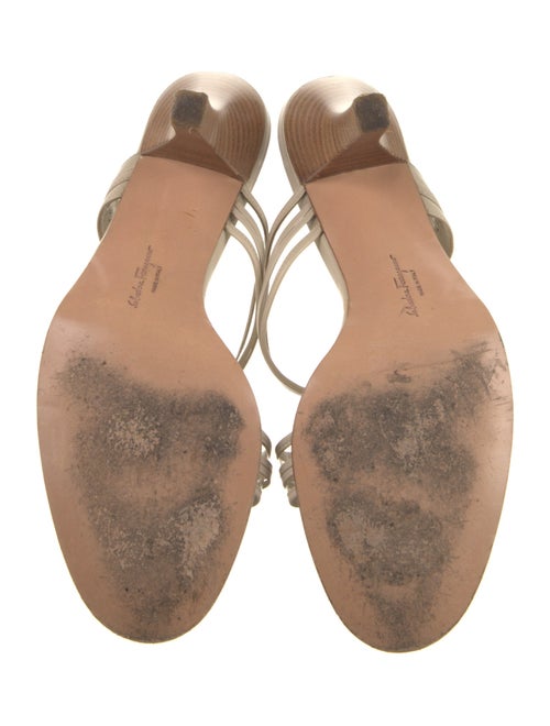 Salvatore Ferragamo Leather Slides