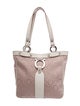 Salvatore Ferragamo Canvas Top Handle Bag