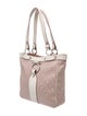Salvatore Ferragamo Canvas Top Handle Bag
