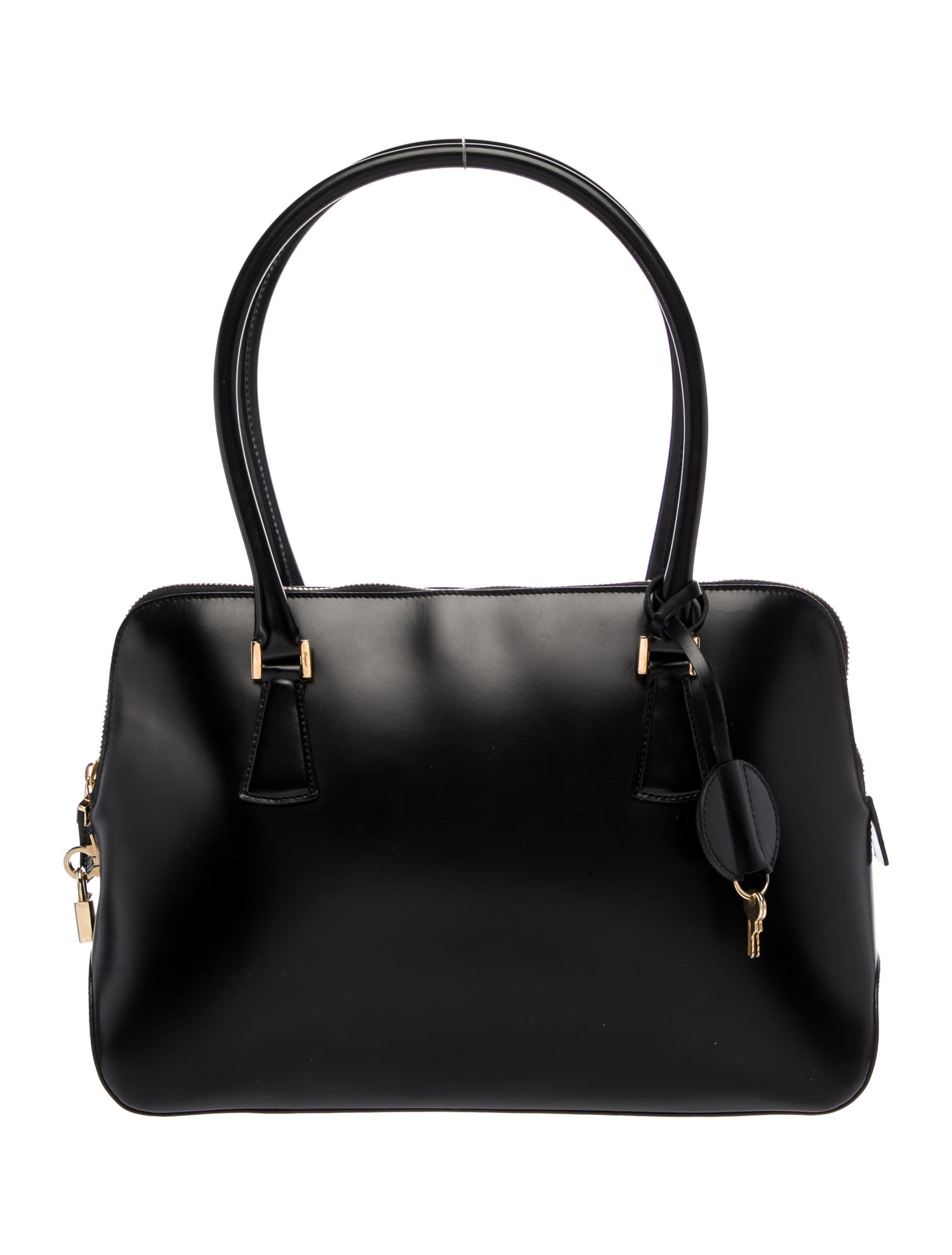 Salvatore Ferragamo Leather Top Handle Bag