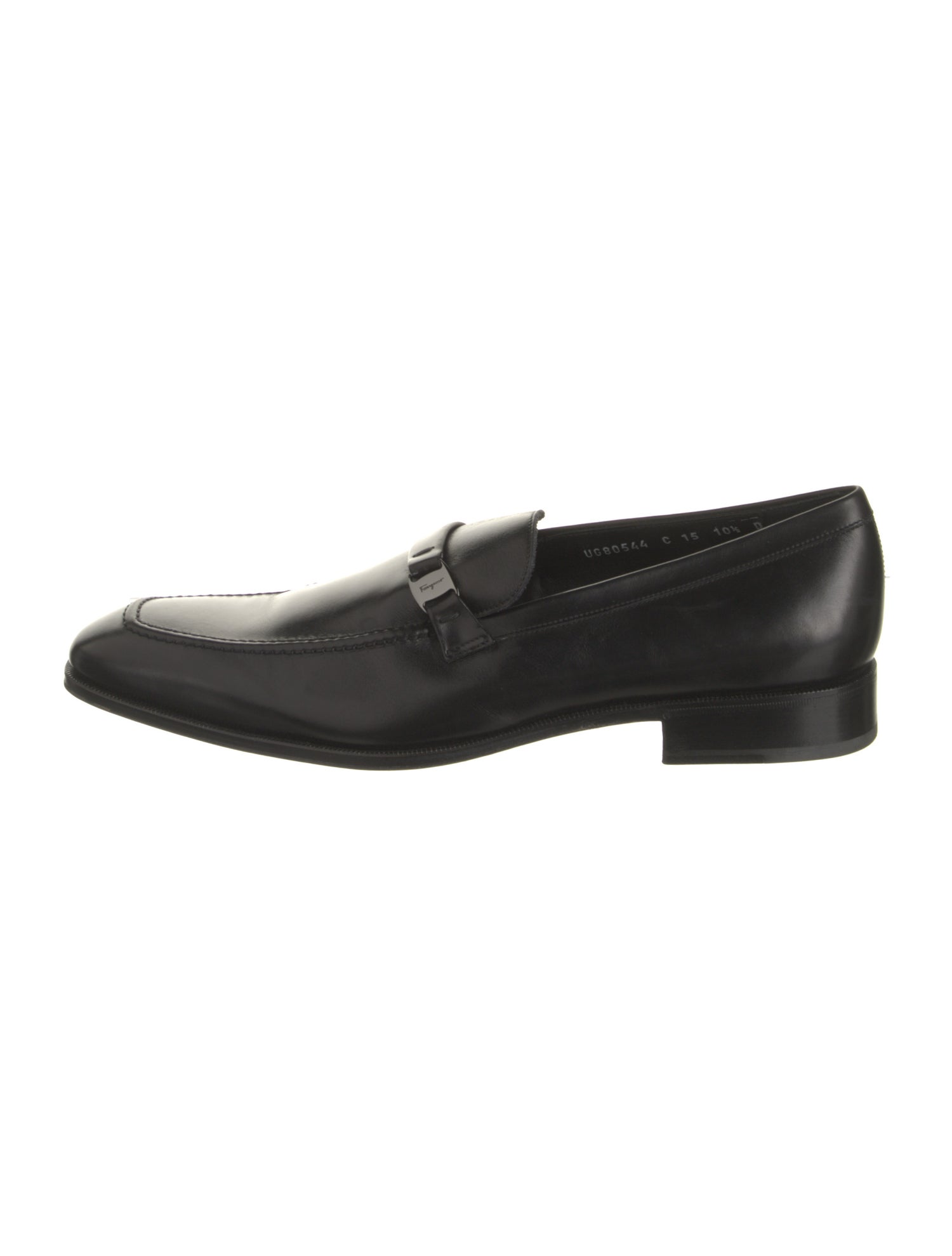 Salvatore Ferragamo Leather Monk Straps