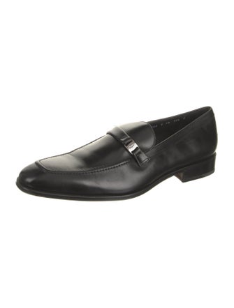Salvatore Ferragamo Leather Monk Straps