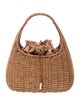 Salvatore Ferragamo Wicker Top Handle Bag