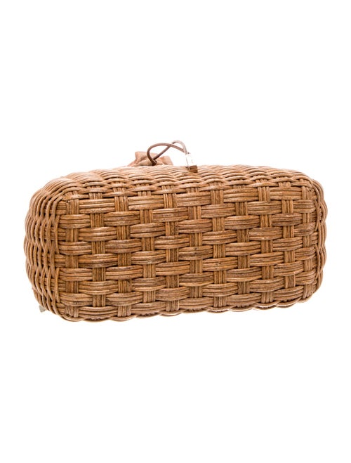 Salvatore Ferragamo Wicker Top Handle Bag