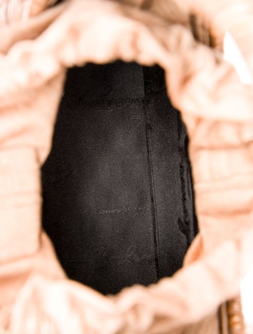 Salvatore Ferragamo Wicker Top Handle Bag