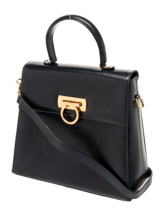 Salvatore Ferragamo Gancini Top Handle Bag