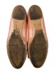 Salvatore Ferragamo Patent Leather Bow Accents Ballet Flats