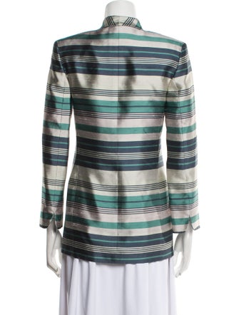 Salvatore Ferragamo Silk Printed Jacket