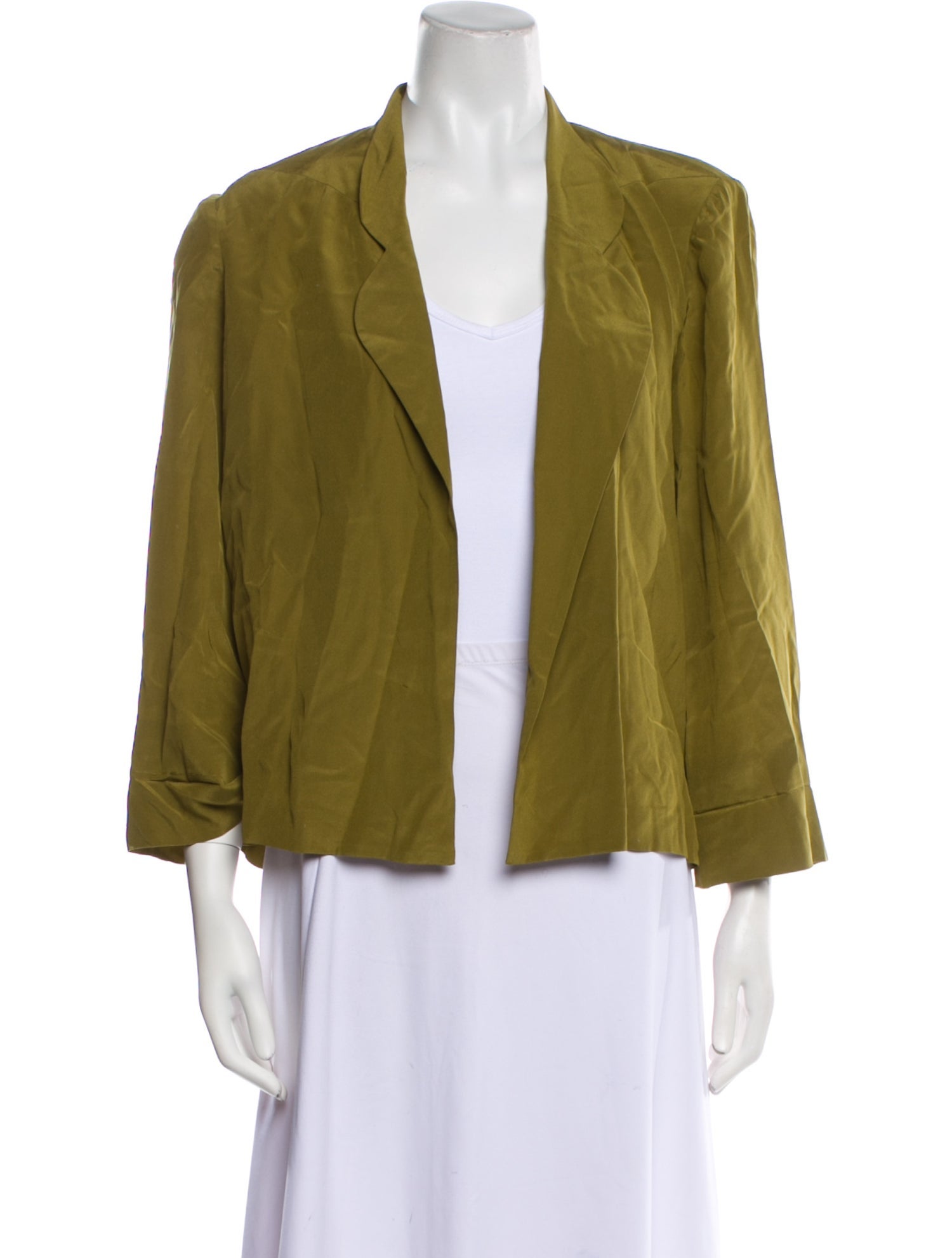 Salvatore Ferragamo Silk Blazer