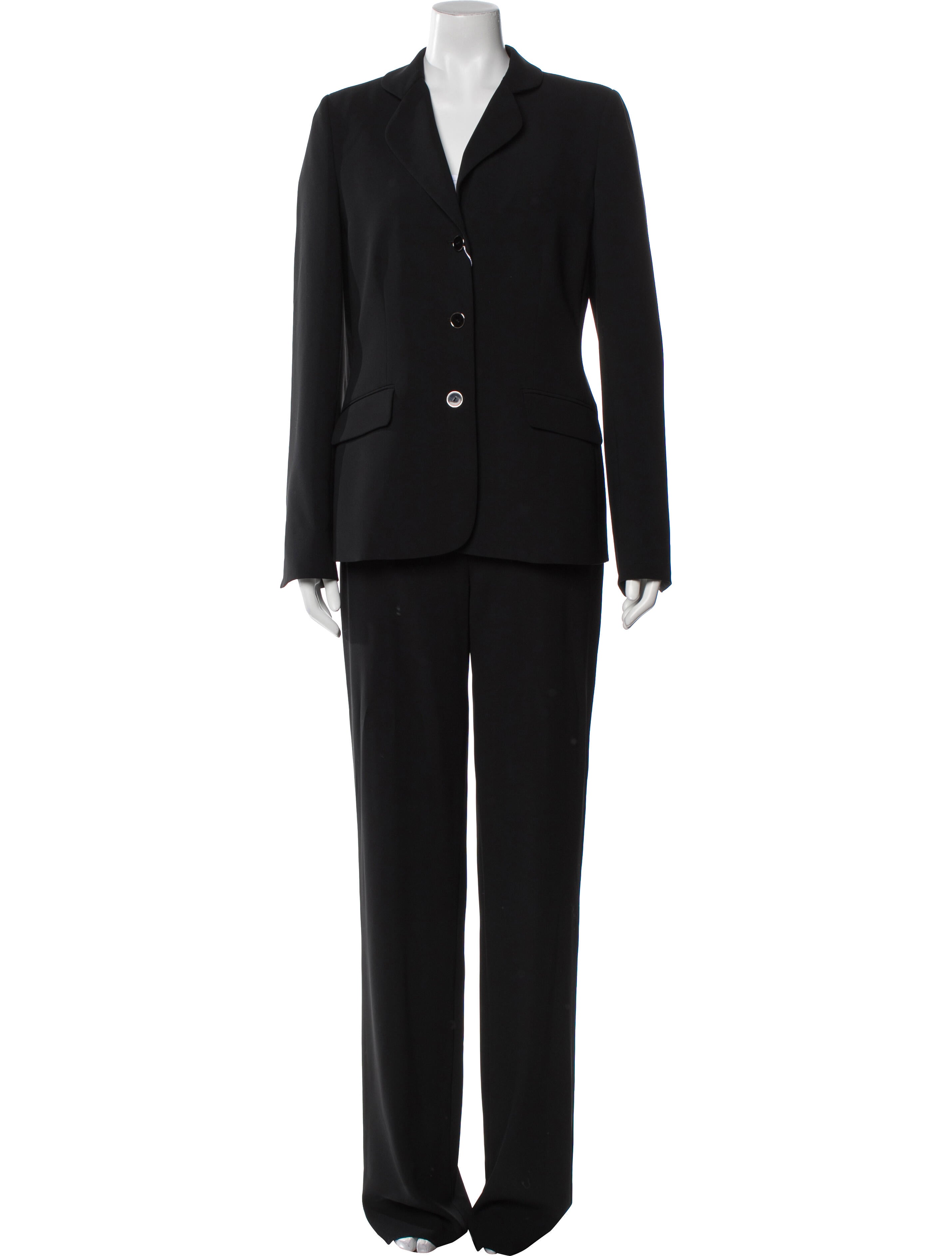 Salvatore Ferragamo Raw-Edge Trim Pantsuit