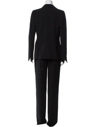 Salvatore Ferragamo Raw-Edge Trim Pantsuit