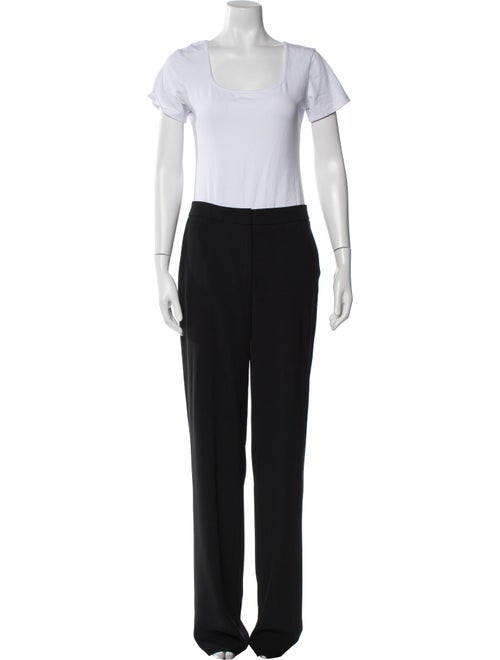 Salvatore Ferragamo Raw-Edge Trim Pantsuit