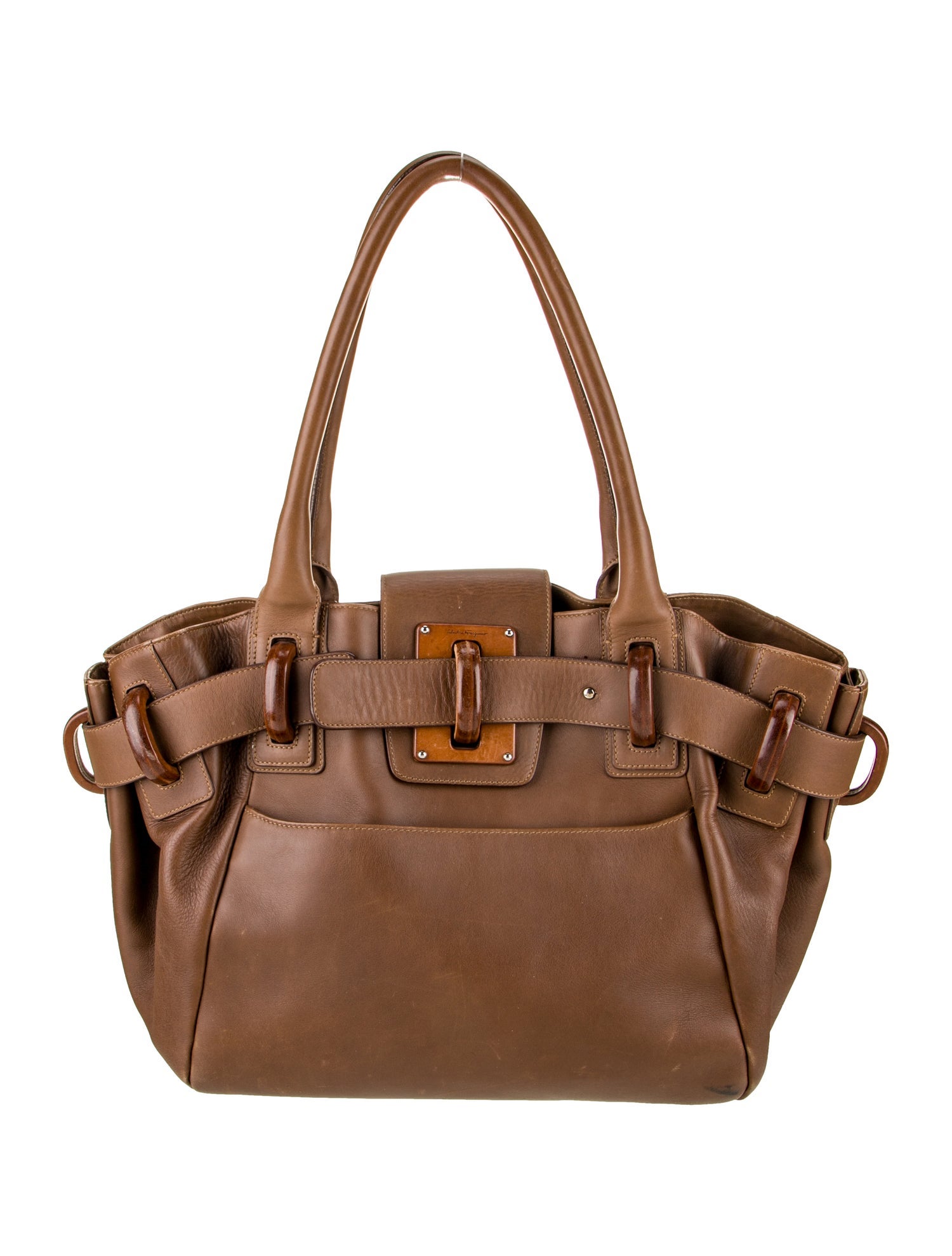 Salvatore Ferragamo Leather Shoulder Bag