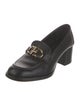 Salvatore Ferragamo Gancini Logo Leather Pumps