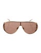 Salvatore Ferragamo Shield Tinted Sunglasses