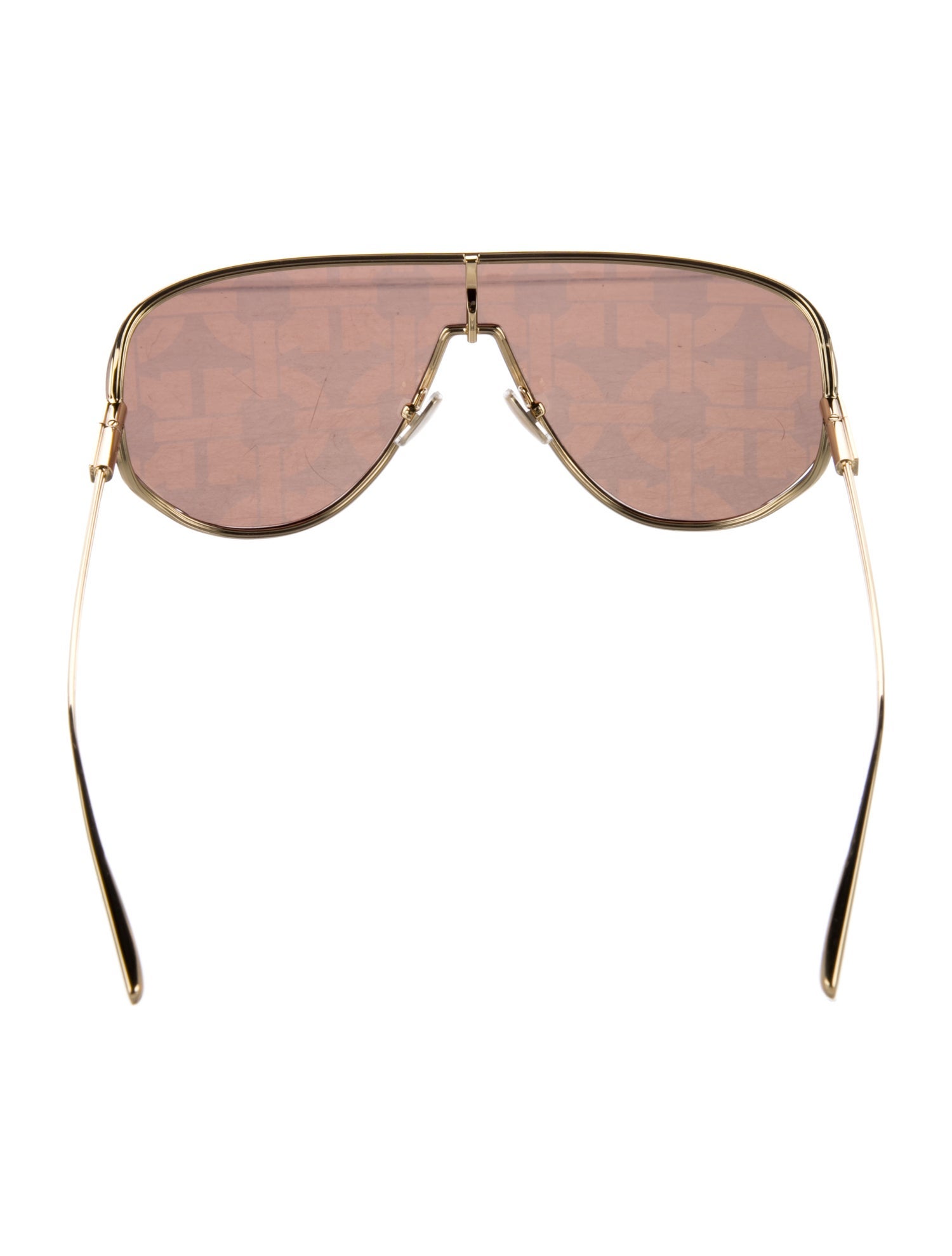 Salvatore Ferragamo Shield Tinted Sunglasses
