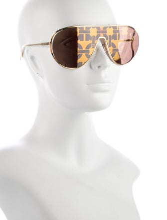 Salvatore Ferragamo Shield Tinted Sunglasses