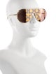 Salvatore Ferragamo Shield Tinted Sunglasses