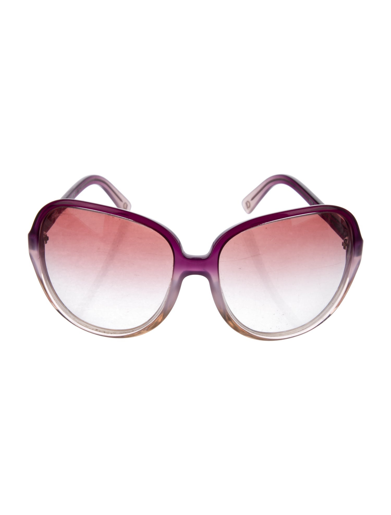 Salvatore Ferragamo Gancini Logo Oversize Sunglasses