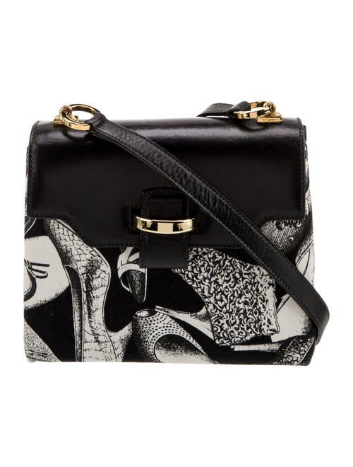 Salvatore Ferragamo Canvas Shoulder Bag