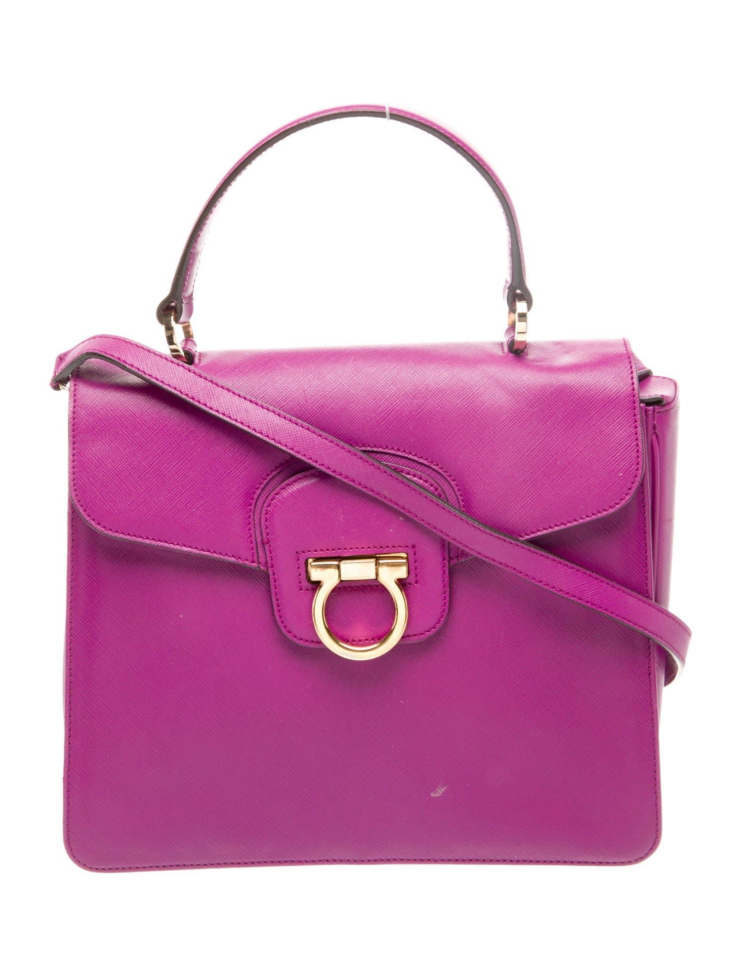 Salvatore Ferragamo Leather Top Handle Bag