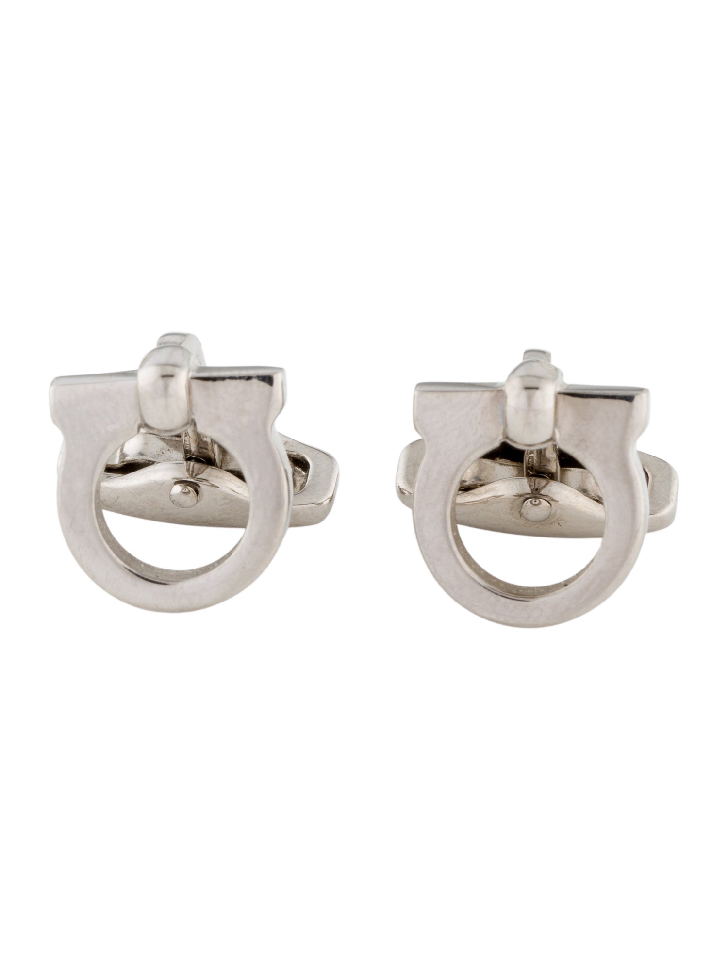 Salvatore Ferragamo Gancini Cufflinks