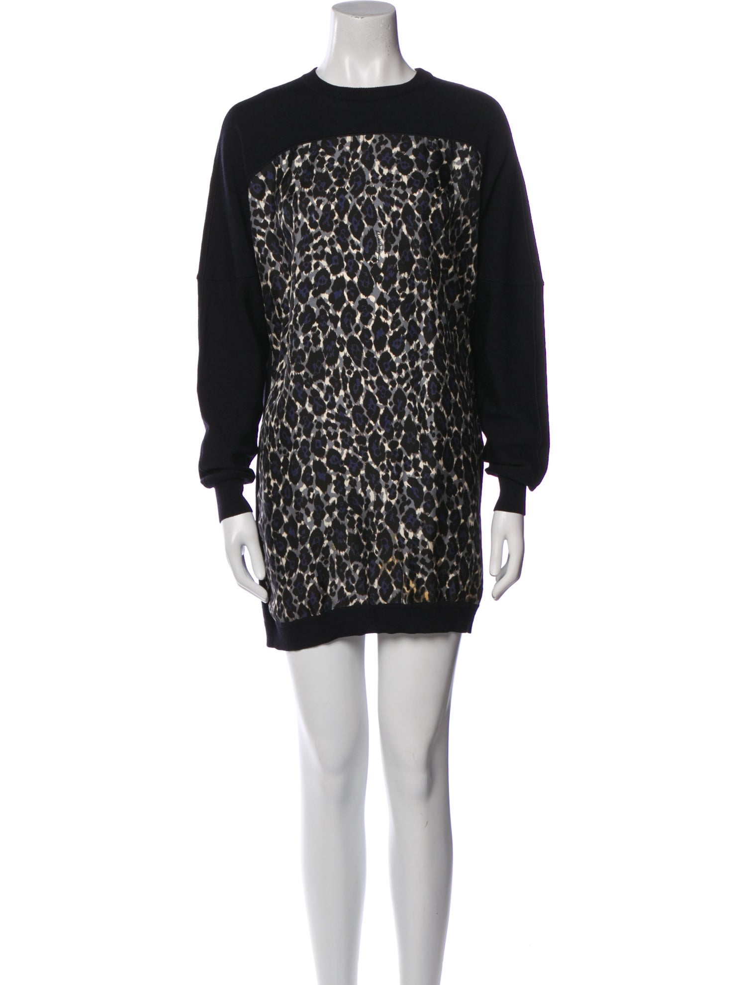 Salvatore Ferragamo Animal Print Mini Dress