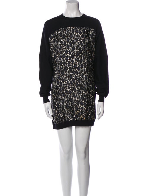 Salvatore Ferragamo Animal Print Mini Dress