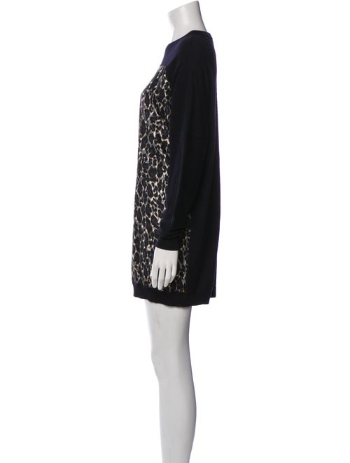 Salvatore Ferragamo Animal Print Mini Dress
