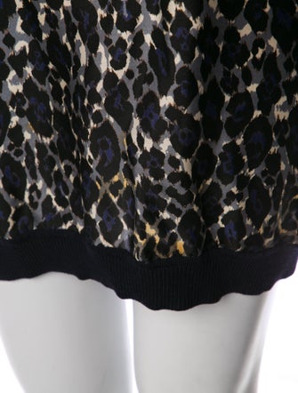 Salvatore Ferragamo Animal Print Mini Dress