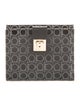 Salvatore Ferragamo Leather Printed Compact Wallet