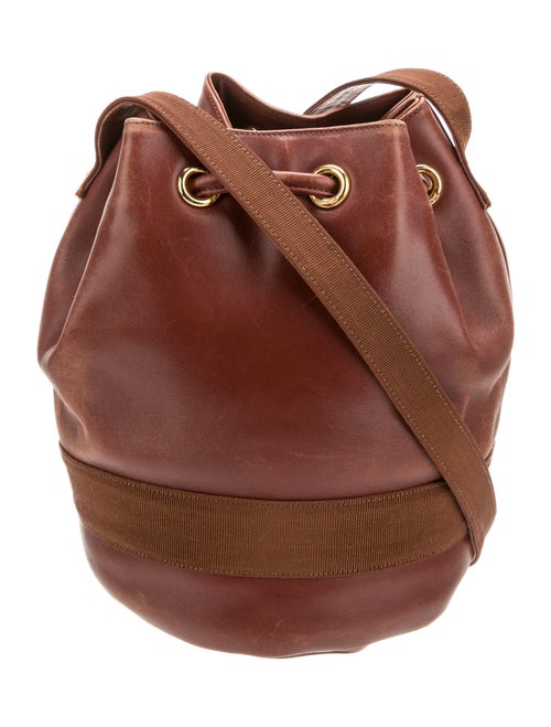 Salvatore Ferragamo Leather Bucket Bag