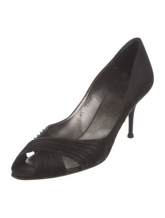 Salvatore Ferragamo Satin Pumps