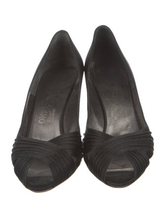 Salvatore Ferragamo Satin Pumps