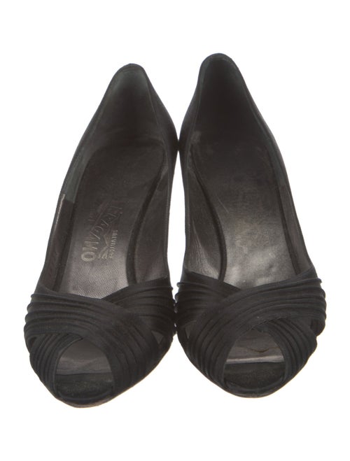 Salvatore Ferragamo Satin Pumps