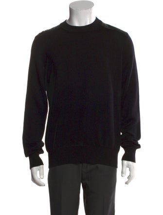 Salvatore Ferragamo Virgin Wool Crew Neck Pullover