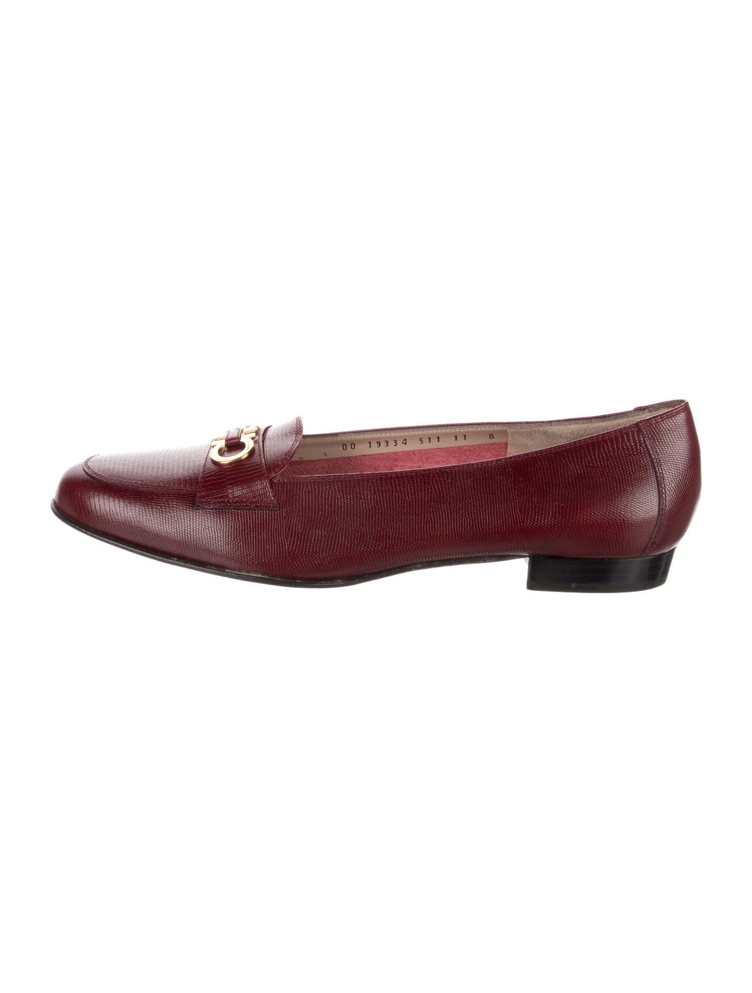 Salvatore Ferragamo Horsebit Accent Leather Loafers