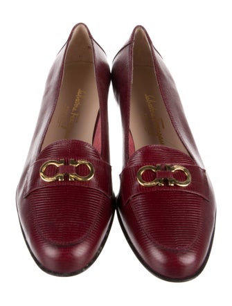 Salvatore Ferragamo Horsebit Accent Leather Loafers